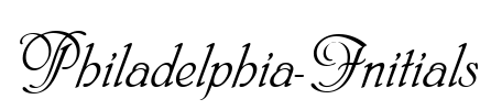 Philadelphia-Initials Font Image