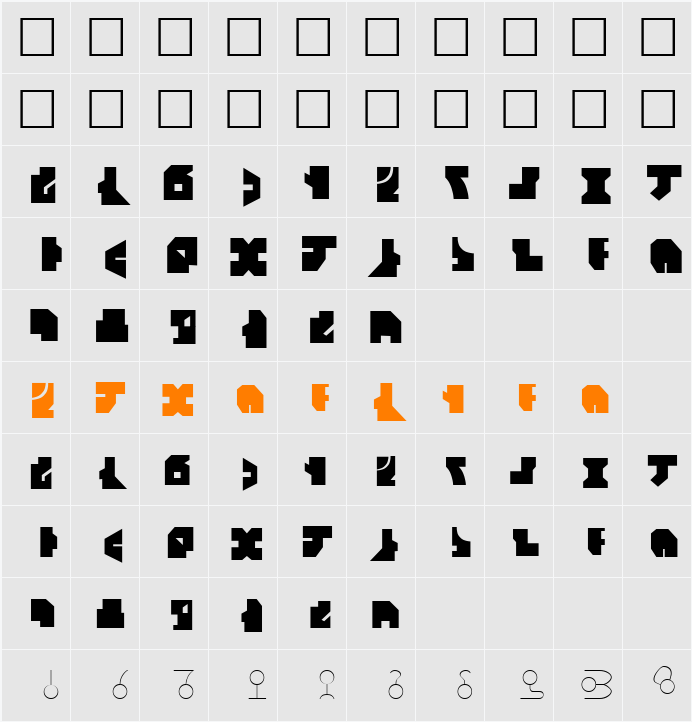Tiresian Character Map