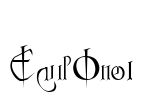 Evil One 1 Font Image
