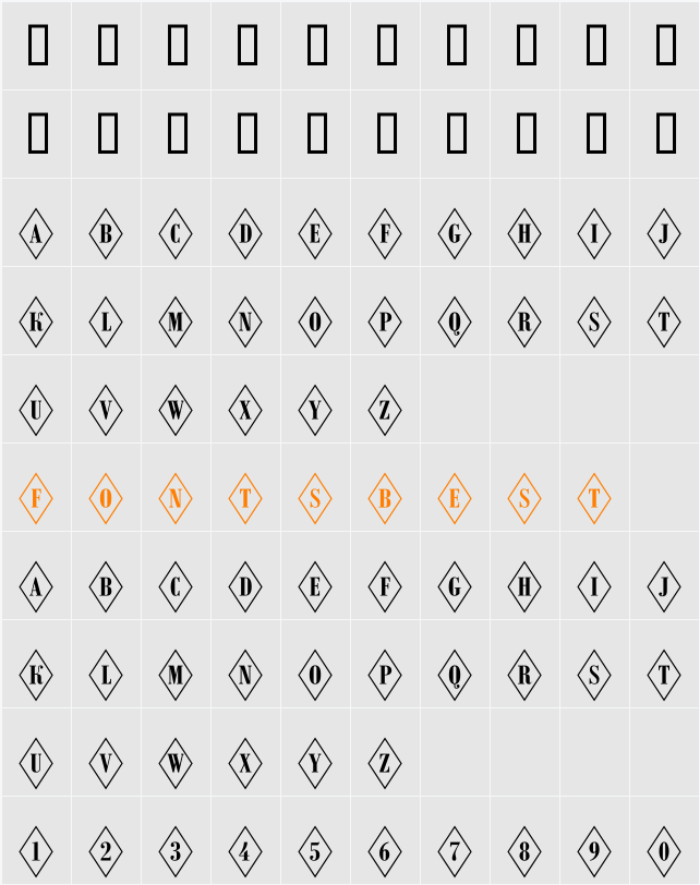 a_RombyOtl Character Map