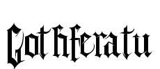 Gothferatu Font Image