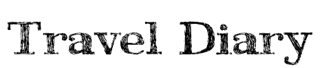 Travel Diary Font Image