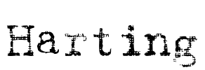 Harting Font Image