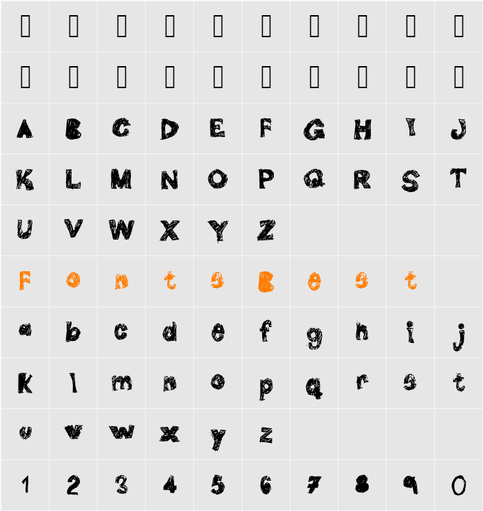 Double G Character Map