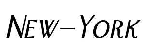 New-York Font Image