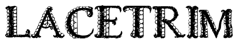 LACETRIM Font Image