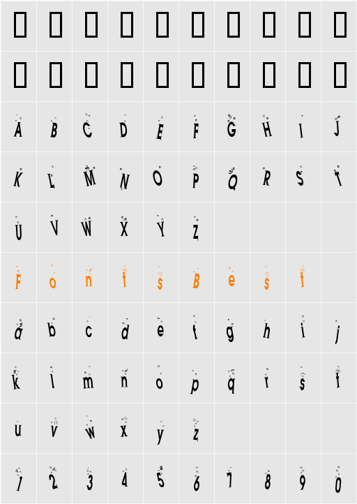 JI-Seeder Character Map