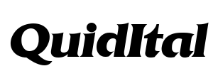 QuidItal Font Image