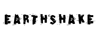 Earthshake Font Image
