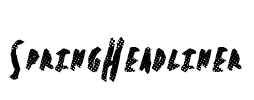 SpringHeadliner Font Image
