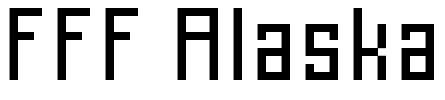 FFF Alaska Font Image