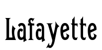 Lafayette Font Image