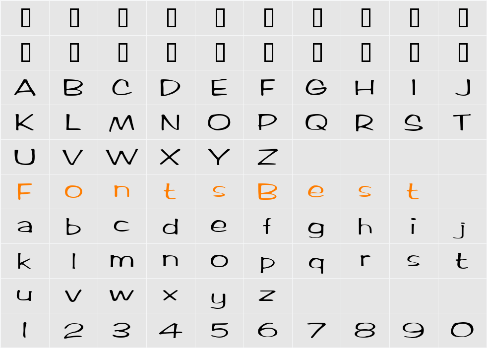 Marlo-Extended Character Map