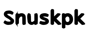 Snuskpk Font Image