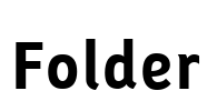 Folder Font Image