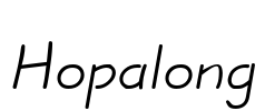 Hopalong Font Image