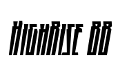 HighRise BB Font Image