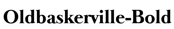 Oldbaskerville-Bold Font Image