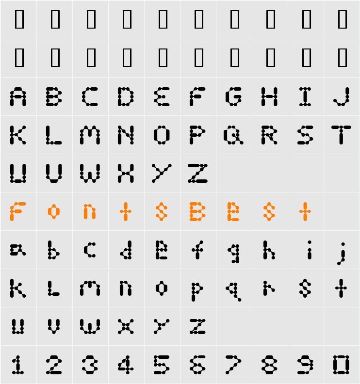 13_Inka Character Map
