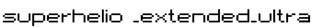 superhelio _extended_ultra Font Image