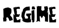 regime Font Image