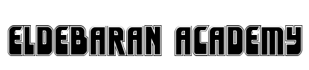 Eldebaran Academy Font Image