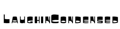 LaughinCondensed Font Image