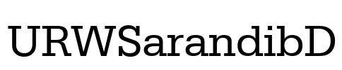 URWSarandibD Font Image
