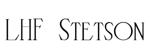 LHF Stetson Font Image