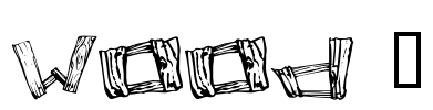 Wood 2 Font Image