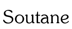 Soutane Font Image
