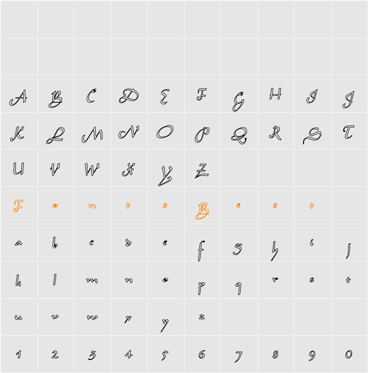 Sahara-Normal Hollow Character Map