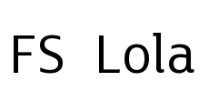 FS Lola Font Image