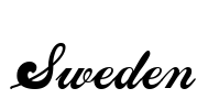 Sweden Font Image