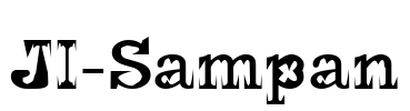 JI-Sampan Font Image