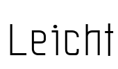 Leicht Font Image