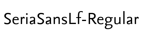 SeriaSansLf-Regular Font Image