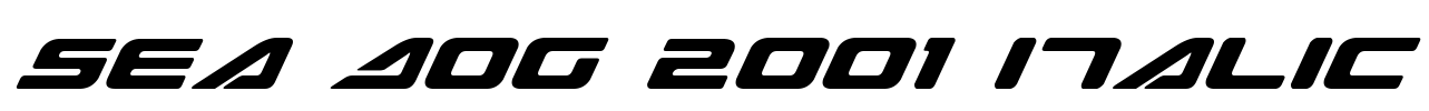 Sea Dog 2001 Italic