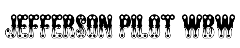 Jefferson Pilot Wbw Font Image