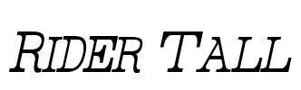 Rider Tall