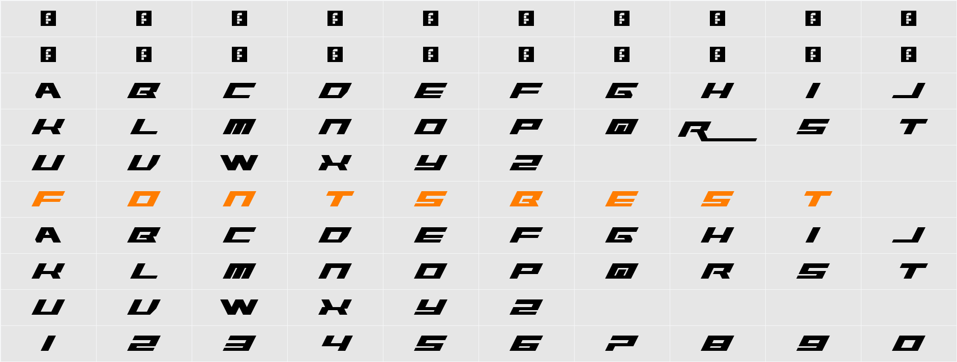 Rawhide Raw 2012 Character Map