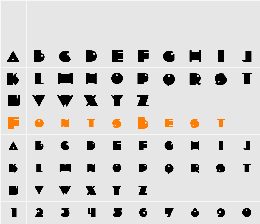 Independant - Small Caps Character Map