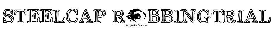 Steelcap RubbingTrial Font Image
