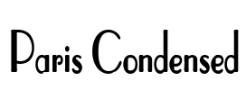 Paris Condensed Font Image