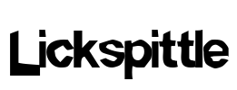 Lickspittle Font Image