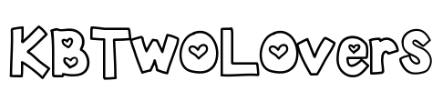 KBTwoLovers Font Image