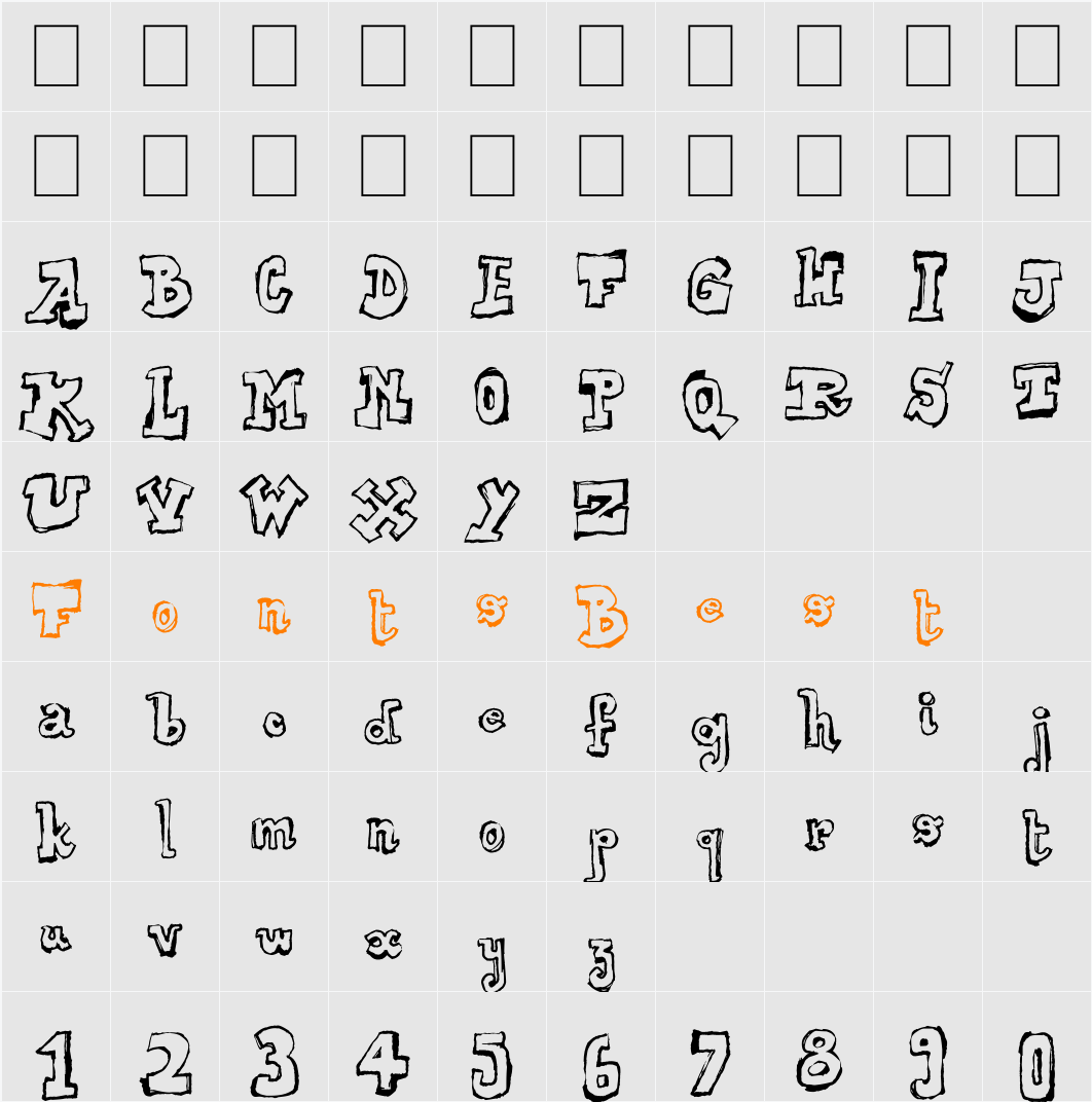 Over Character Map