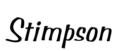 Stimpson Font Image