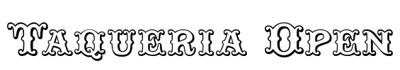 Taqueria Open Font Image