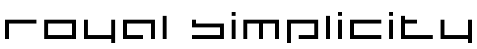 royal simplicity Font Image
